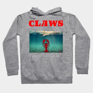 CLAWS (Jaws Parody) Novelty Graphic Hoodie